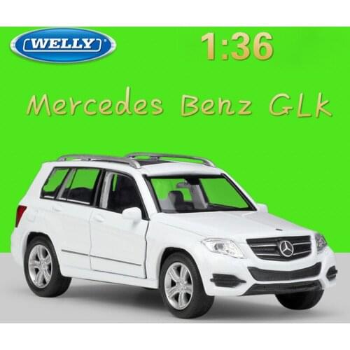 WELLY 1:36 High Simulation Metal Model Toy Car Mercedes Benz GLK Classic Alloy Diecast Pull Back Car Toy Collection For Kid Gift