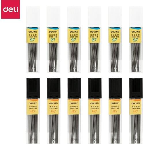 20Pcs/Box Automatic Graphite Lead 2B Mechanical Pencil Replace Lead Pencil Refill Erasable Smooth Writing Drawing Stationery