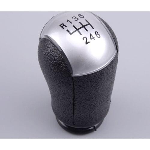 6 Speed Car Manual Gear Stick Shift Level Knob Head Ball ABS Fit for Ford Focus Mondeo MK3 S-MAX C-MAX Mustang