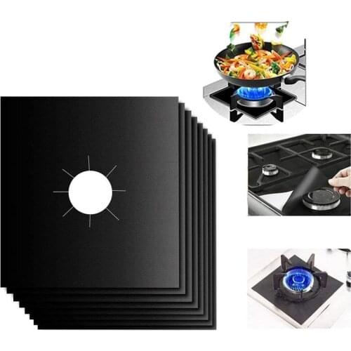 8 Pack Gas Stove Protector Stove Burner Covers Upgraded Double Thickness Burner Resistant for Cooking Gas Stove 10.6'' X 10.6