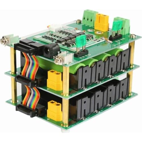 Power bank case 18650 holder 4S bms lithium battery balance circuits 40A 120A diy ebike electric car bicycle 16V battery pack