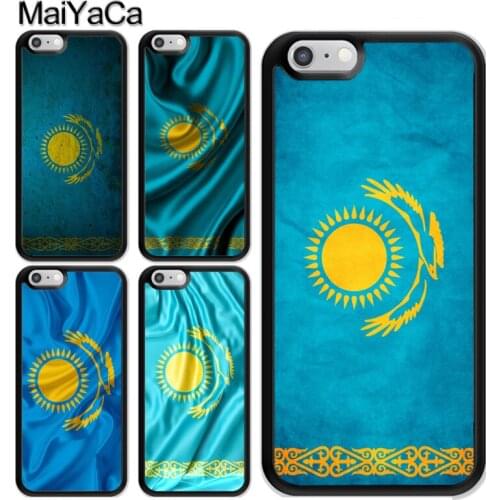 Kazakhstan Flag Case For iPhone 12 Mini 11 Pro MAX X XR XS MAX SE 2020 6S 7 8 Plus 5s Cover
