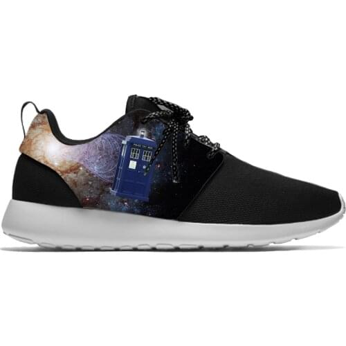 Hot Dr Doctor Who Tardis Anime Cartoon Funny Fashion Sport Running Shoes Lightweight Breathable 3D Print Men Women Mesh Sneakers