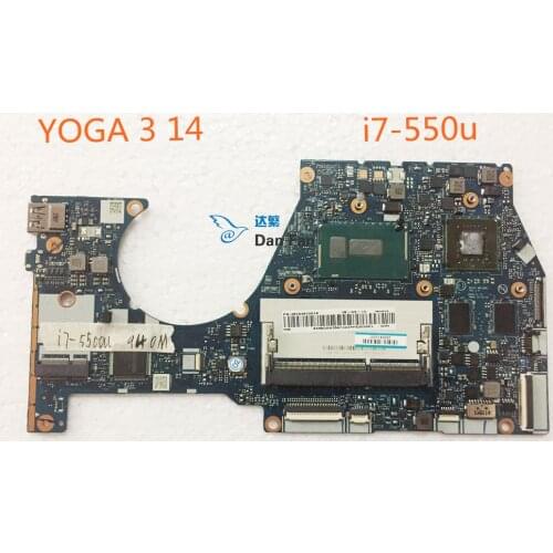 For Lenovo YOGA 3 14 i7-5500U Laptop Motherboard BTUU1 NM-A381 Mainboard 100%tested fully work