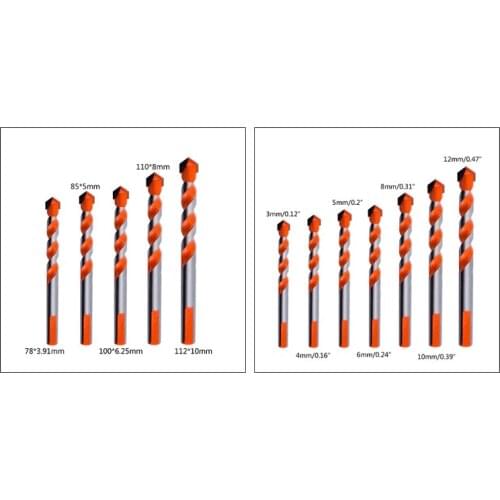 Multifunctional Drill Bits Ceramic Glass Ultimate Punching Hole Working Sets