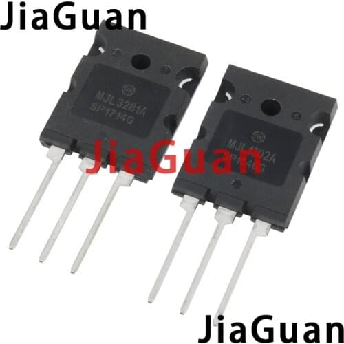 1pair new ON MJL1302A MJL3281A TO-264 15A 260V 200W Audio Pair Tube 3281A 1302A Audio output high power transistor 1302/3281