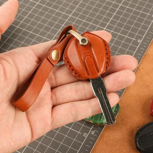 New For DUCATI 1199 High quality Motorcycle trueLeather Cowhide Key Case DUCATI Little Key Case Buckle