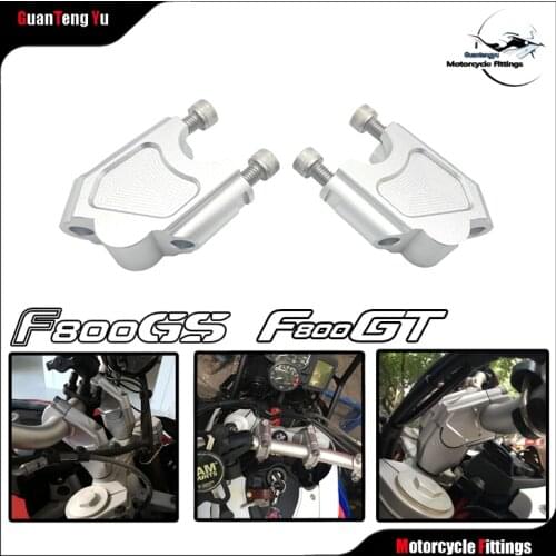 NWE For BMW F800GS F800GT 2008-2017 Aluminum Motorcycle Riser Handle bar Adapter F800 GS 800GT Handlebar Mounts Risers Clamp
