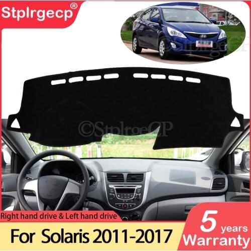For Hyundai Solaris Accent 2011 2012 2013 2014 2015 2016 2017 RB Anti-Slip Mat Dashboard Cover Pad Sunshade Dashmat Accessories