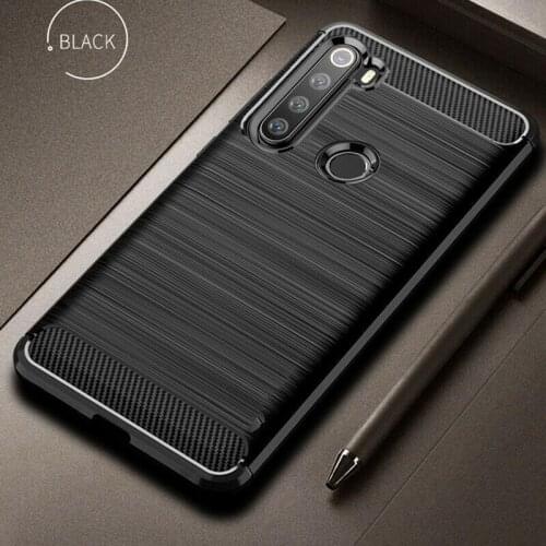 TPU Case For Redmi Note 9 Pro Max 9S 8T 8 Pro 8 8A Case Shockproof Bumper Carbon Fiber Soft Cover for Xiaomi Mi9 Lite Case Armor