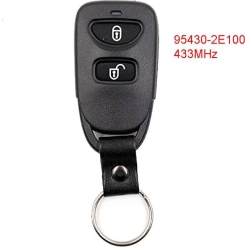 Keyecu Remote Control Car Key Fob 433MHz for Hyundai Tucson 2008-2009 P/N: 95430-2E100