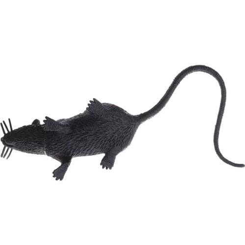 Christmas Joke Fake Lifelike Mouse Model Prop Halloween Gift Toy Party Decor