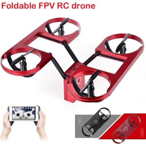 2.4GHz unique RC Drone Wifi FPV HD Camera Foldable RC Quadcopter Drone Altitude Hold One Key Return/Land 3D Flips Rolls VS E58