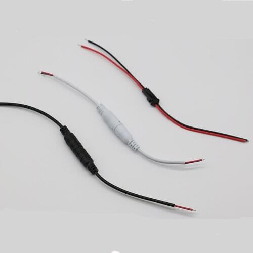 SM Male and Female Connector 2.54 SM2P DC Male and Demale plug Wire Cable Cord Adapter with Electrical Cable Wire for LED Light