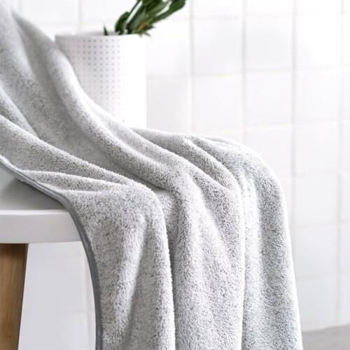 Super Absorbent for Home Towels 150X70Cm Bamboo Fiber Bath Towel for Adults Coral Fleece Body Spa Bath Wrap Microfiber Towel
