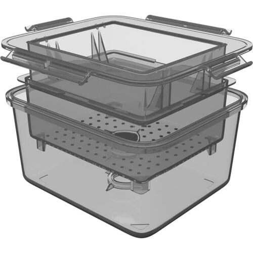 Tofu Drainer 3-layer Tofu Press Tofu Maker Accessory Built-in Drainage Water Removing Tool Dishwasher Safe Kitchen Cooking Set
