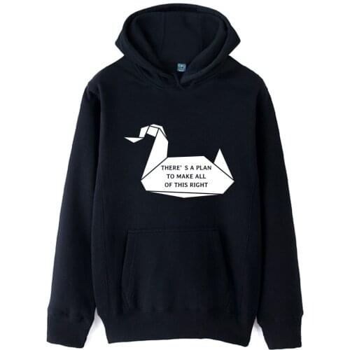 Prison Break Paper Crane Theres A Plan To Make All Of This Right Girls Woman Hoodie Couple Clothes Autumn Winter Fleece ZIIART