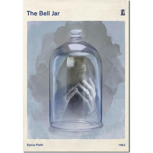 Vintage Abstract The Bell Jar Canvas Painting Wall Art Nordic Retro Poster Print Wallpaper for Living Room Bedroom Decoration