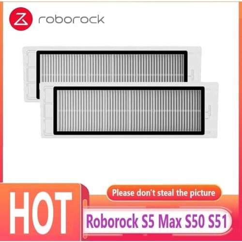 For Xiaomi Mijia 1 / 1S / Roborock S50 S51 S55 S5 Max S6 HEPA Filter Parts Robot Vacuum Cleaner Replacement of Accessories