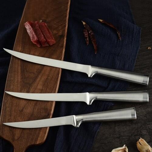 6 7 8 Inch Stainless Steel Boning Chef Knife Kitchen Bone Meat Fish Sushi Knife Fruit Vegetables Cutting Tool Filleting Knives