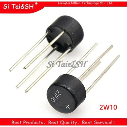 10PCS 2W10 2A 1000V DIP-4 DIP4 bridge rectifier new and original IC