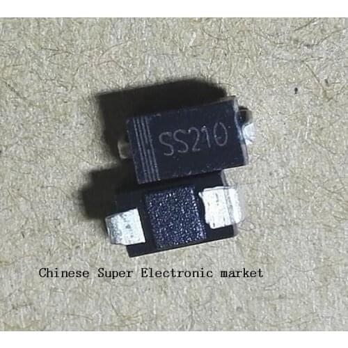 100PCS SS210 100V 2A SMA SR2100 DO-214AC SMD