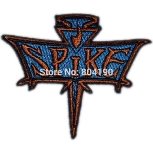 3.3" Buffy The Vampire Spike TV Movie Embroidered LOGO Iron On Patch Goth Clothes Punk Rockabilly Custom patch available