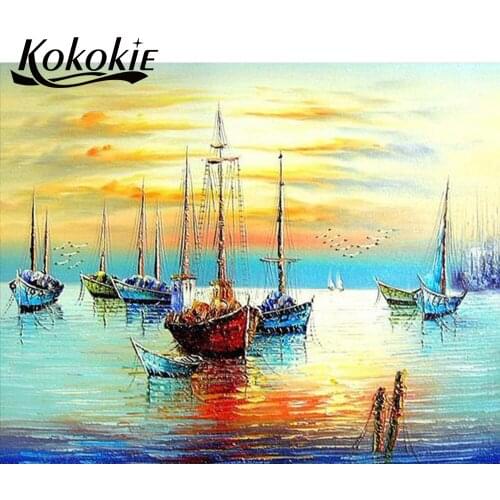 5d Diamond mosaic sale Picture of Rhinestone scenery diamond painting with square stones diamond embroidery full display arts