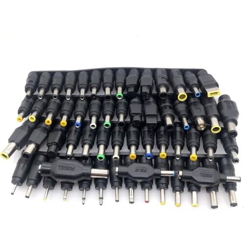 60pcs Universal Laptop AC DC Jack Power Supply Adapter Connector Plug for HP IBM Dell Apple Lenovo Acer Toshiba Notebook Cable