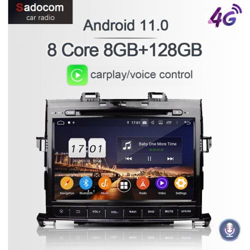 720P PX6 9" 2 din Android 10.0 4GB RAM 64G ROM 8 Core Car DVD Player car radio 5.0 For Toyota Alphard 2007-2013 autoradio GPS