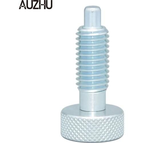 AUZHU PTA-Steel Indexing Plunger,Locating Bolt,Return Knob Plunger,Screw With Spring Lock Pin,Spring Plunger Dia M6/8/10/12/16mm