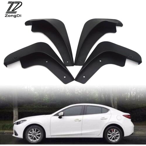 ZD Car Front Rear Mudguards For 2007 2008 2009 Mazda 3 i Sedan After-facelift Car-styling 1Set/4Pcs Mudflaps Accessories Fenders