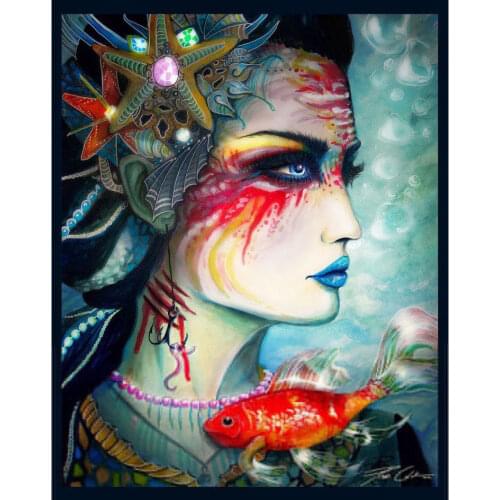 LaoJieYuan Full round 5D character diamond painting cross stitch wall decoration diamond mosaic diamond embroidery painting