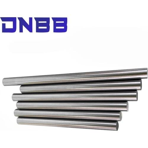 2pcs linear shaft 3d printer parts 5mm linear shaft chrome plated rod shaft CNC parts 100-595mm hardened for DIY
