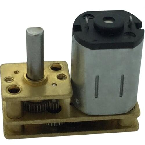 1Pc 3V-5V-6V-12V DC Speed Reducer Mini Geared Motor JGA1024-N20 15/21/30/50/60/100/105/150/200/222/300/400/500rpm Robot DIY