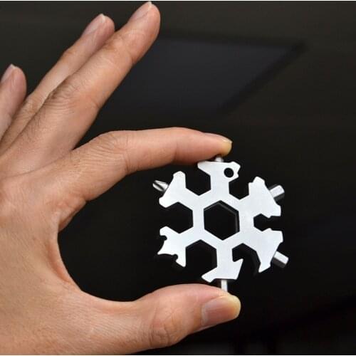 Multitool Mini Snowflake tool Combination Tool Portable tools Bicycle Skate Outdoor Camping Hiking equipment