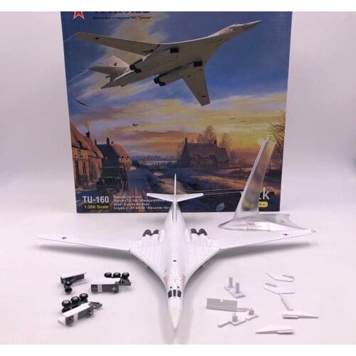 Wltk Russia AIR FORCE Tupolev Tu-160 Blackjack Bomber 1/200 Diecast Model