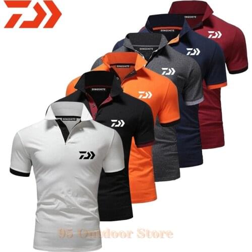 Daiwa Clothing Fishing T Shirt Men Summer Patchwork Breathable Quick Dry Short Sleeve Shirt In Men Casual Fishing Clothes Men