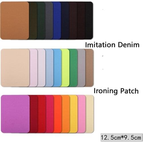 Elbow Patches for Clothes DIY Jeans Iron On Patch Repair Pants Knee Applique Stripes Apparel Fabric Clothing Sewing Accessory