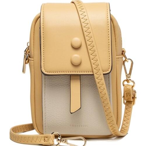 New Pure Color Buckle Zipper Female Single Shoulder Bag Fashion Leather Large Capacity Ladies Wallet Casual Women Messenger Bag