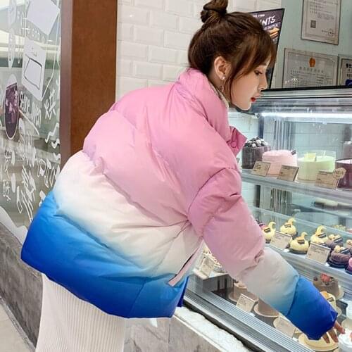 Parka Down Cotton Coat Female Jacket Autumn Winter Coat Women Clothes 2020 Korean Vintage Parkas Warm Tops Manteau Femme ZT4714