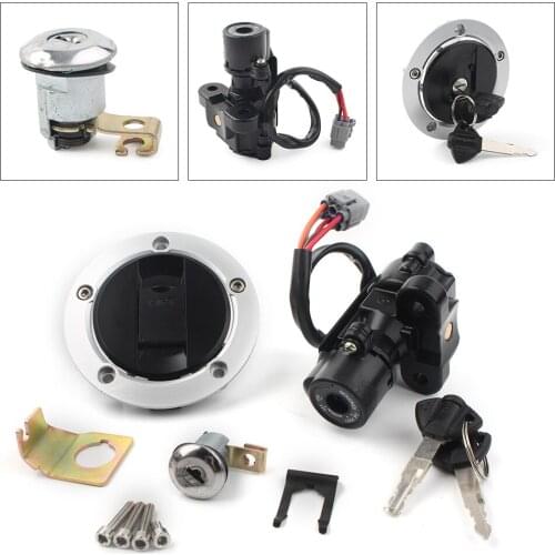 Motorcycle Ignition Switch Fuel Gas Tank Cap Lock Key Set For Suzuki GSXR 600 750 1000 GSX650 GSX1250 SFV650 SV650 SV1000 etc