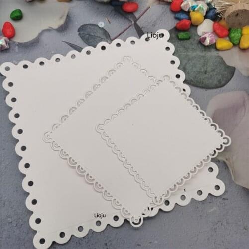 Hollow lace border Metal Cutting Dies for DIY Scrapbooking Decorative Crafts Supplies Embossing Paper Cards Making