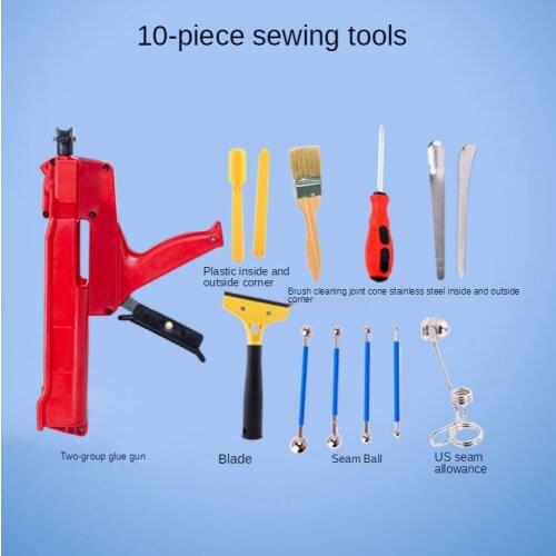 Professional ceramic tile beautifying agent combination tool full set of combination double-barrel glue gun pressure ball seam c