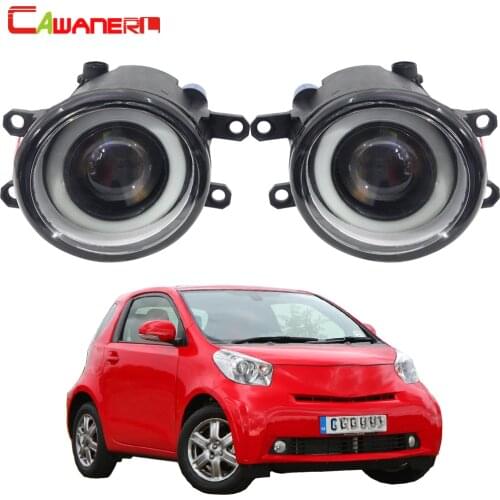 Cawanerl For Toyota IQ (KPJ1_, NGJ1_, KGJ1_, NUJ1_) 2009-2013 Car LED Fog Light Angel Eye DRL Daytime Running Light 12V 2 Pieces