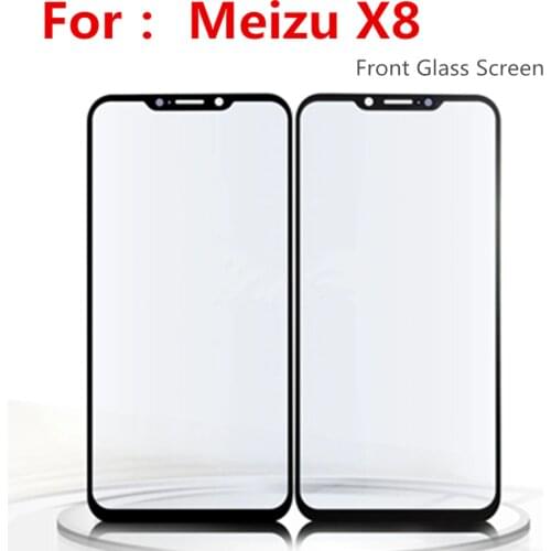 6.2‘’ Touch Screen For MEIZU X8 Display Front Glass Lens For Meizu X8 Replacement Parts Front Touch Screen Glass