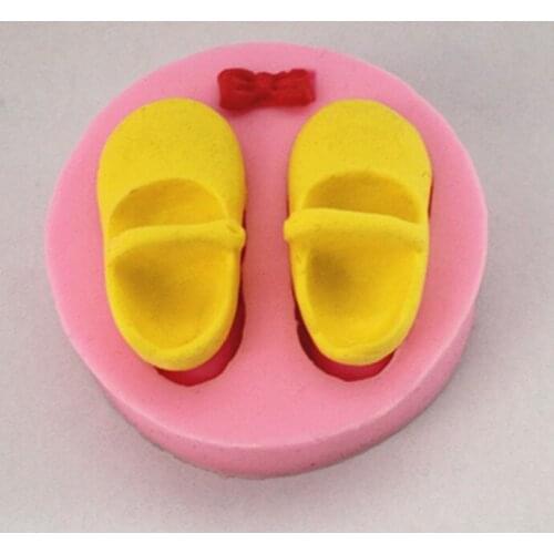 New Shoes silicone cake mold baking tools kitchen decorations for Fondant chocolates soap Sugarcraft FM088