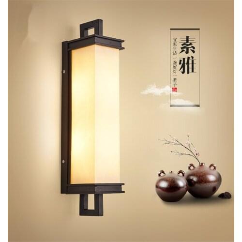 Modern Chinese Lantern Fabric Wall Lamps Living Room Bedside Corridor Hotel Sconce Wall Lights Restaurant Background E14 Fixture