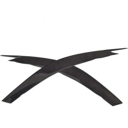 Dry Head Light Lamps Eyebrows Sticker Decoration Trim for Honda Civic Headlights Eyebrows Eylash 2015 2016