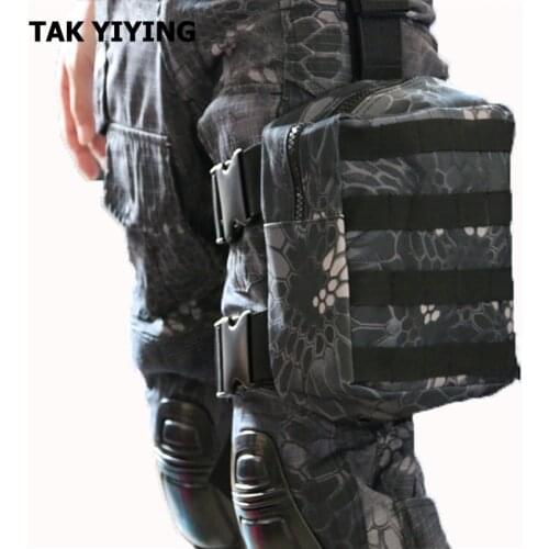 TAK YIYING Tactical Milirary Molle Drop Leg Panel Utility Pouch Paintball Airsoft Storage Mag Pouch